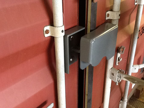 Installing a bolt on container lock box how to